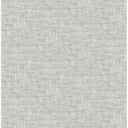 Nuwallpaper Grey Poplin Texture Peel & Stick Wallpaper NU2873